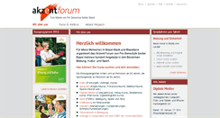 Desktop Screenshot of akzent-forum.ch